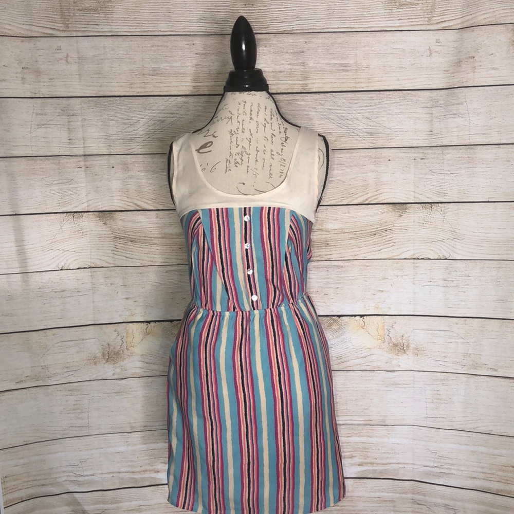 Spring dress. Colorful.